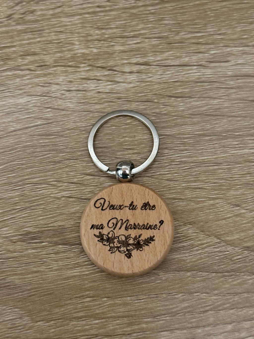Porte clé Parrain ou Marraine
