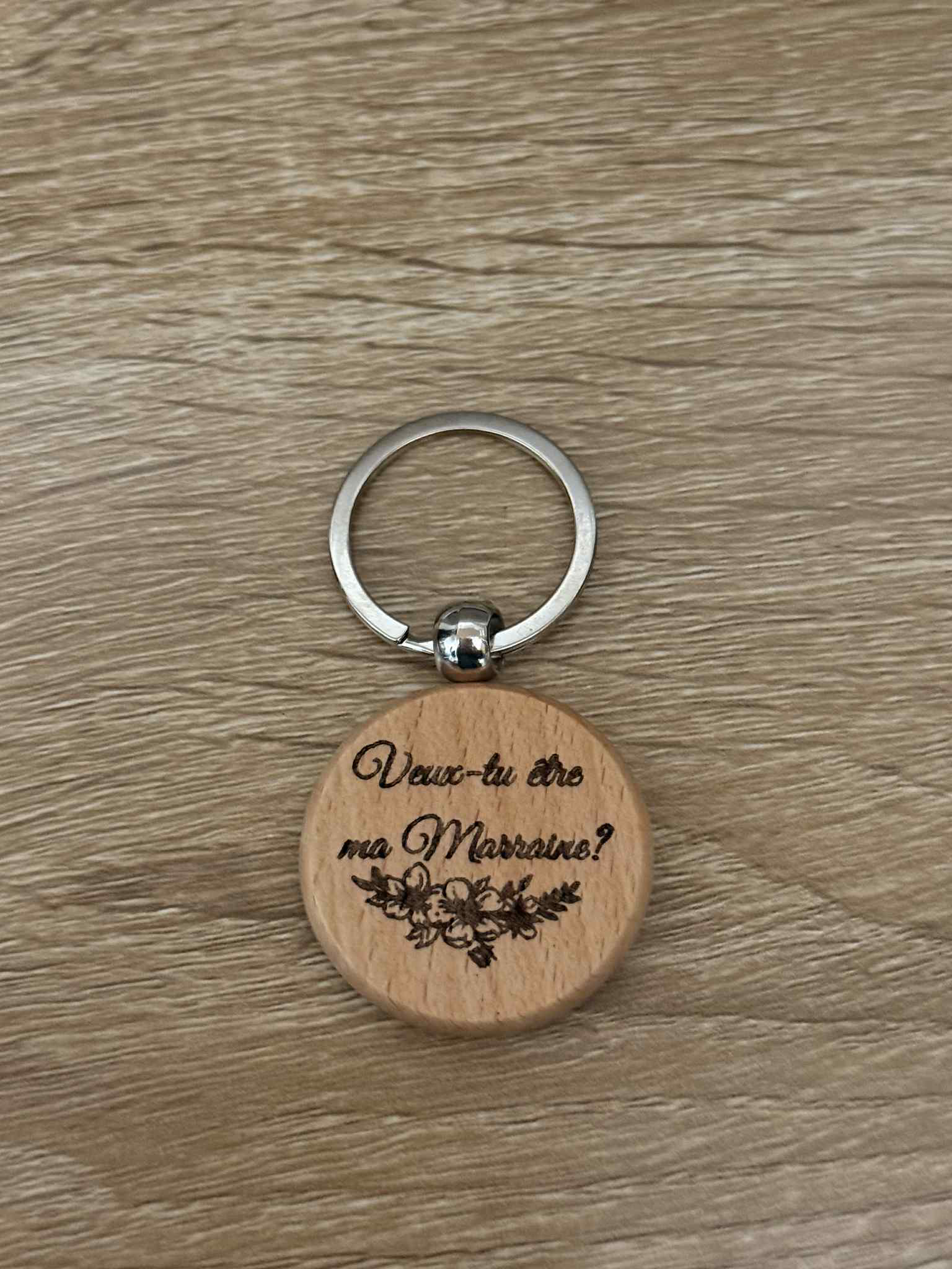 Porte clé Parrain ou Marraine