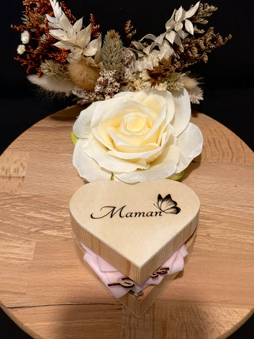 Boite coeur Maman